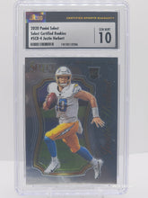 Load image into Gallery viewer, 2020 Panini Select Certified Rookies Justin Herbert #SCR-4 CSG GEM Mint 10
