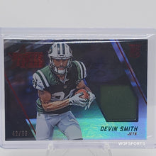 将图片加载到图库查看器，2013 Panini Rookies &amp; Stars #/99 Devin Smith Jersey RC #RJ17 New York Jets
