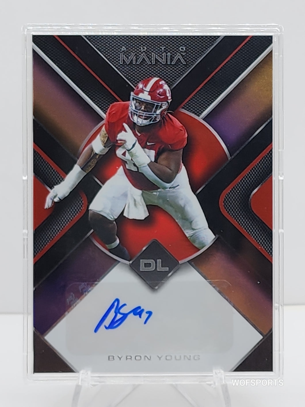 2022 Wild Card Auto Mania  Byron Young #AM-TR14 Los Angeles Rams
