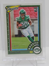 Load image into Gallery viewer, 2022 Panini Classic Rookie 30/99 Breece Hall Rookie #157 New York Jets RC
