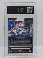 Load image into Gallery viewer, 2020 Panini Chronicles Prizm Black Rookies Prizm Gabriel Davis #23 RC GMA 9 Mint
