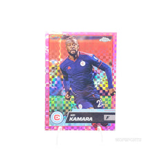 将图片加载到图库查看器，2023 Topps Chrome MLS Pink X-Fractor #68 Kei Kamara - Chicago Fire
