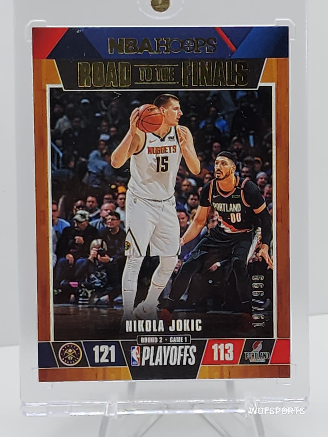 2019-20 Panini NBA Hoops Road to the Finals Second Round 197/999 Nikola Jokic #45