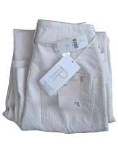 Load image into Gallery viewer, Anthropologie Pilcro The Skipper Cream Textured Crop Wide Leg Pant - Choose your Size
