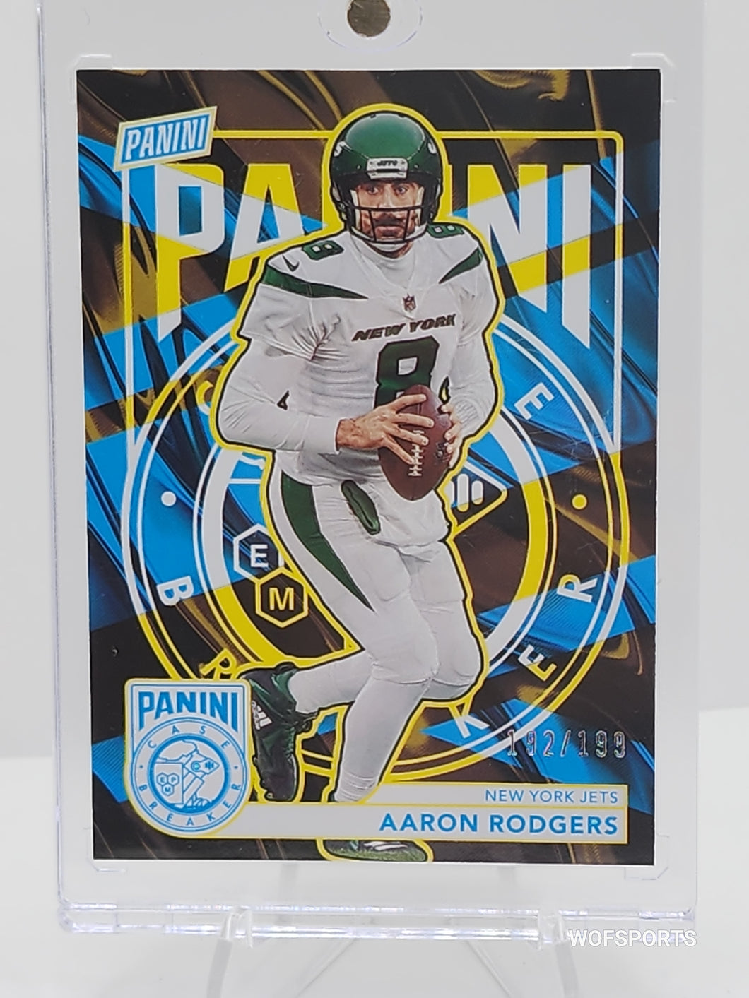 2023 Panini National Case Breaker #9 Aaron Rodgers 192/199 New York Jets