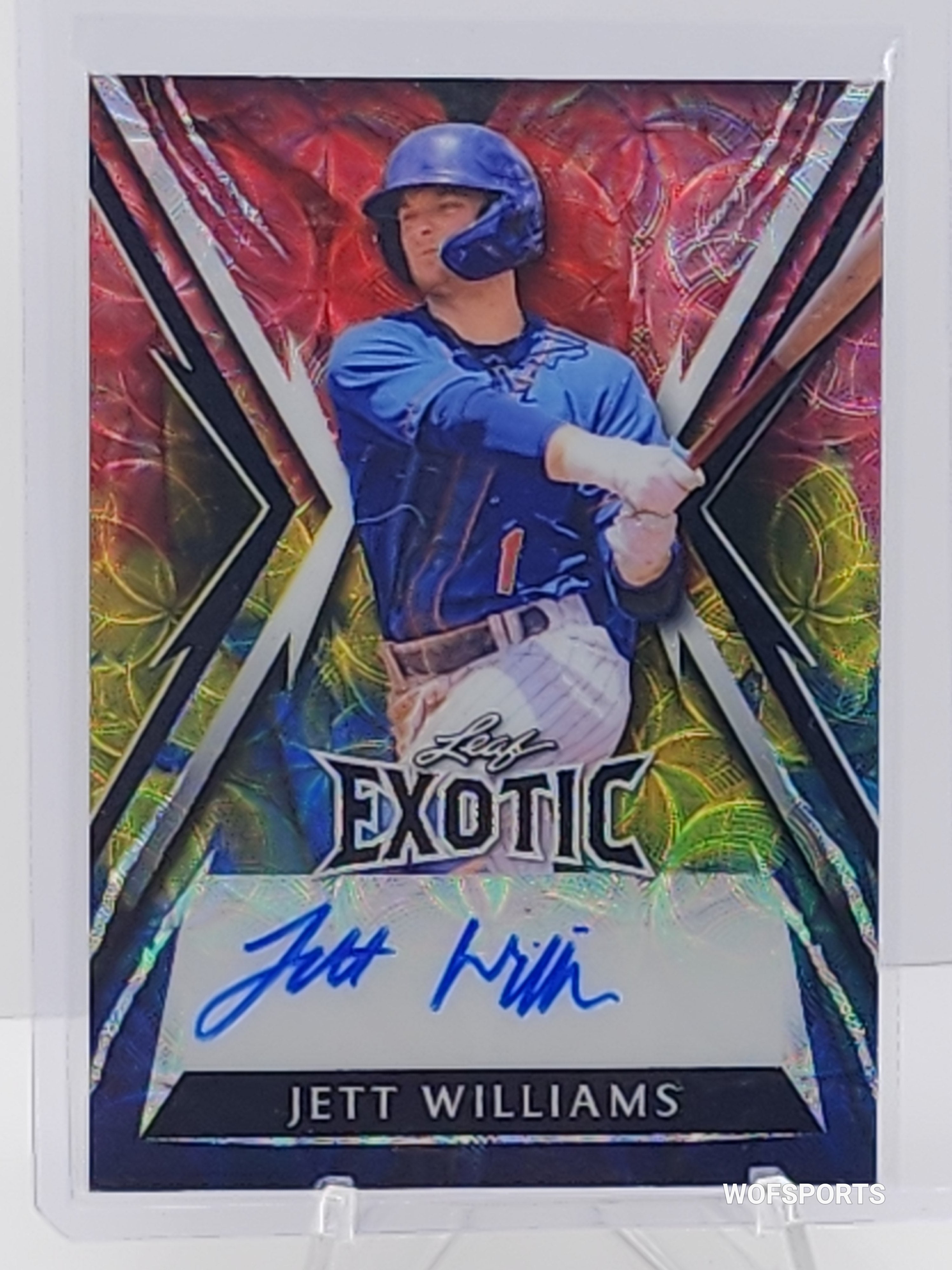 2022 Leaf Exotic Auto 1/6 Jett Williams #BA-JW2 - METS | The Northwest ...