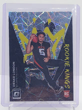 Load image into Gallery viewer, 2022 Donruss Optic Drake London Rookie Kings Prizm SP #RK-6 Case Hit ATLANTA FALCONS
