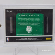 Load image into Gallery viewer, 2019-20 Panini Impeccable Illustrious Ink /99 Cedric Maxwell IL-CMX Auto Celtics
