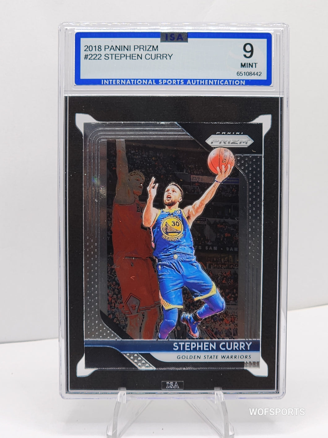 2020 Panini Prizm Silver #222 Stephen Curry ISA 9 Mint