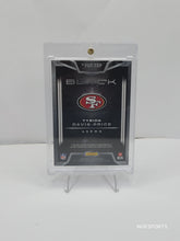 Load image into Gallery viewer, 2022 Panini Black Futuristic Tyrion Davis Price #FUT-TDP San Francisco 49ers
