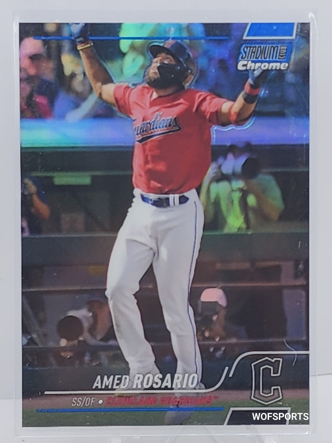 2022 Topps Stadium Chrome /199 Amed Rosario #243 Cleveland Indians