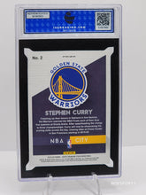 Load image into Gallery viewer, STEPHEN CURRY 2019/20 HOOPS PREMIUM STOCK #2 NBA CITY Blue ISA 9 Mint
