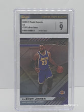 Load image into Gallery viewer, 2020-21 Panini Chronicles XR LeBron James #289 LA Lakers CSG 9 Mint
