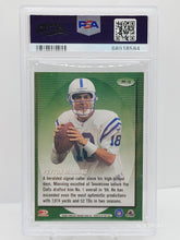 将图片加载到图库查看器，2000 Donruss Preferred Pen Pals Autograph Peyton Manning Indianapolis Colts #PP-18 PSA 8 NM-MT
