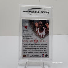 Load image into Gallery viewer, 2009 Upper Deck Michael Jordan MJ Legacy Collection Gold #81 BCCG 10 GEM Mint
