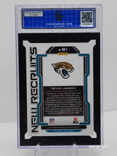 Load image into Gallery viewer, 2021 Panini Prizm New Recruits Trevor Lawrence Rookie #NR-1 Jacksonville Jaguars RC ISA 9 Mint
