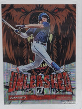 تحميل الصورة إلى عارض المعرض، 2022 Panini Donruss Juan Soto Unleashed Vector Parallel #UL-8 Washington Nationals
