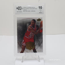 Load image into Gallery viewer, 2009 Upper Deck Michael Jordan MJ Legacy Collection Gold #22 BCCG 10 GEM Mint
