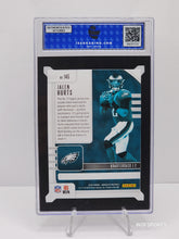 Load image into Gallery viewer, 2020 Panini Absolute Retail Rookie Jalen Hurts RC #145 Philadelphia Eagles ISA 9 Mint
