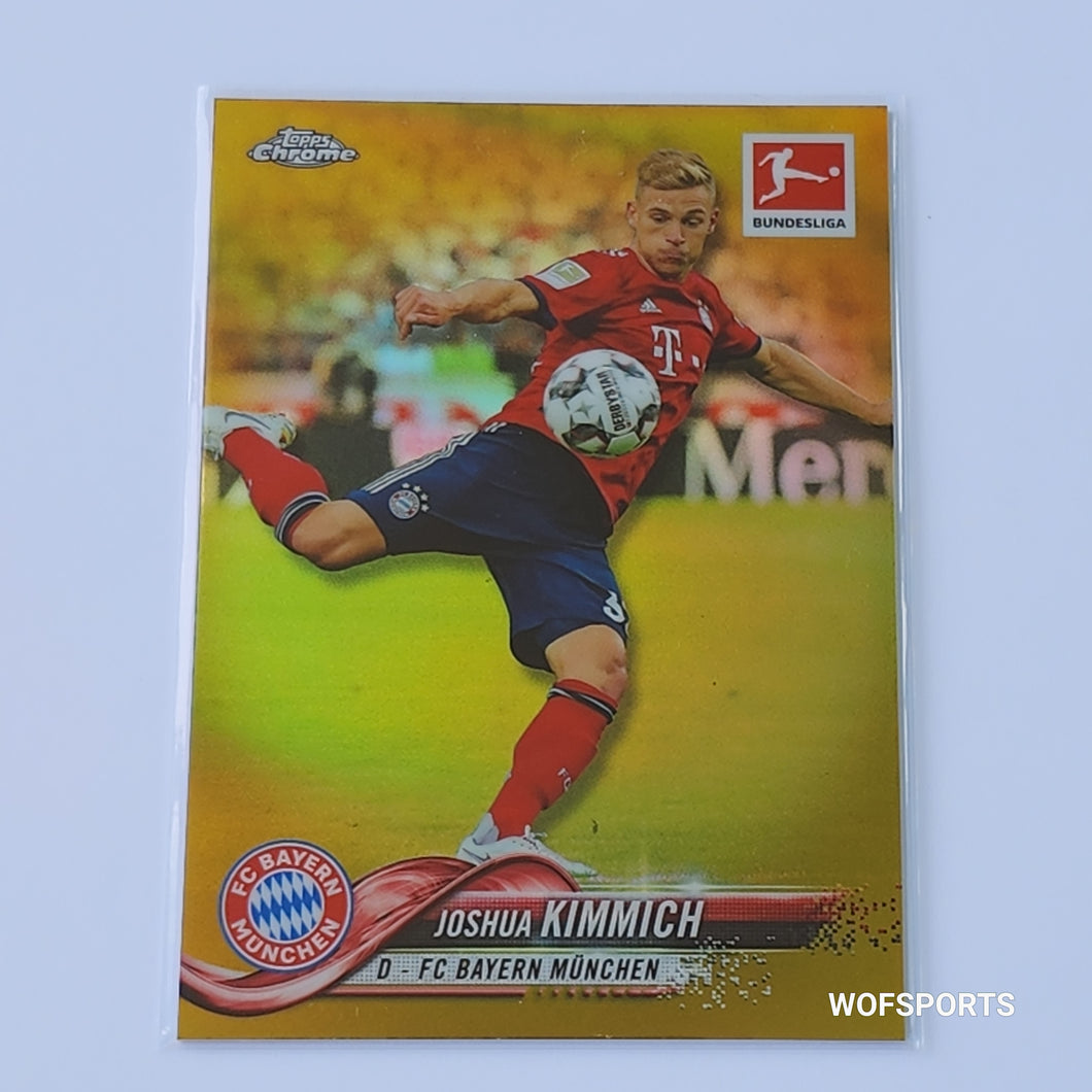 2018-19 Topps Chrome Bundesliga Gold 10/50 Joshua Kimmich #52