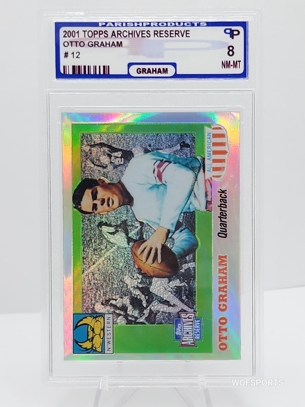 2001 Topps Archives Reserve Refactor Otto Graham #12 Cleveland Brown Parish 8 NM-MT