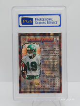 将图片加载到图库查看器，1997 Topps Chrome Underclassmen Refractor Keyshawn Johnson #U4 New York Jets PGS 9 Mint
