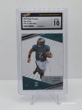 Load image into Gallery viewer, 2020 Panini Chronicles Clear Vision Rookies Jalen Hurts #CV-22 Philadelphia Eagles
