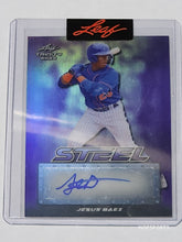 Load image into Gallery viewer, 2022 Leaf Trinity Steel Jesus Baez Autographed 4/7
