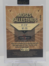 تحميل الصورة إلى عارض المعرض، 2023 Wild Card 5 Card Draw Auto 1/4 Moises Ballesteros #5CDC-56 Chicago Cubs
