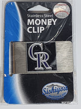 Load image into Gallery viewer, MLB Team Stainless Steel Money Clip - Choose Yours
