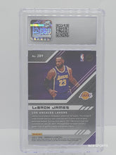 Load image into Gallery viewer, 2020-21 Panini Chronicles XR LeBron James #289 LA Lakers CSG 9 Mint
