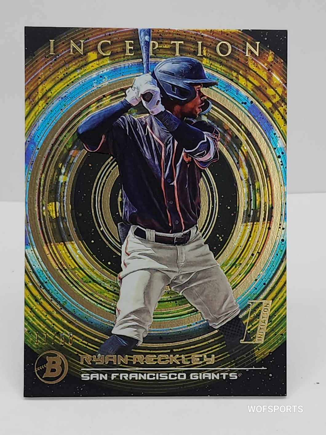 2022 Bowman Inception Gold 11/50 Ryan Reckley #35 San Francisco Giants