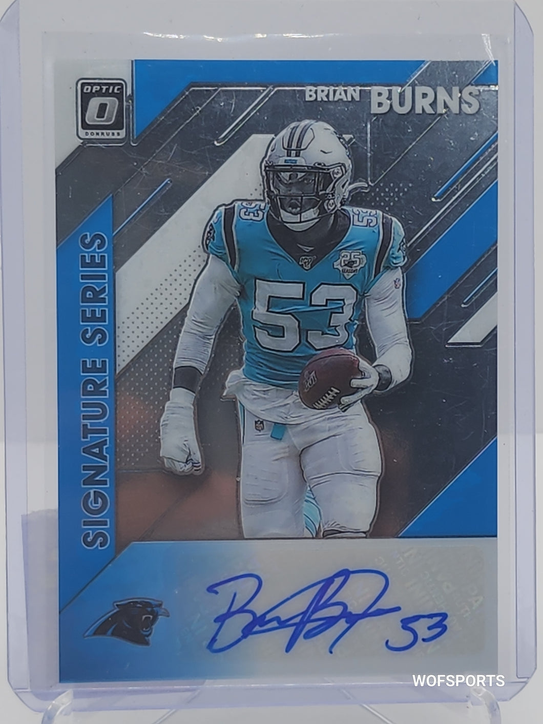 2020 Panini Donruss Optic Signature Series Brian Burns Auto #SS-BB