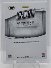 Load image into Gallery viewer, 2023 Panini The National Patch Signature Aaron Jones 7/25 Green Bay Packers
