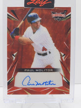 تحميل الصورة إلى عارض المعرض، 2023 Leaf Vibrance Auto 1/1 Paul Molitor #BA-PM1
