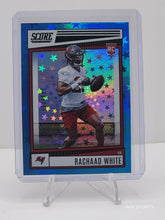 将图片加载到图库查看器，2022 Panini Score Blue Stars 349/399 Rachaad White RC #341 Buccaneers
