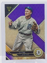 Load image into Gallery viewer, 2017 Topps Triple Threads Amethyst 258/340 Ty Cobb #75 Detroit Tigers
