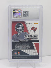 Load image into Gallery viewer, 2022 Panini Mosaic Tom Brady Stare Master #SM-9 Tampa Bay Buccaneers CSG 10 Gem Mint
