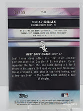 Load image into Gallery viewer, 2022 Bowman&#39;s Best Green Mini-Diamond Refractors 30/99 TP-28 Oscar Colas
