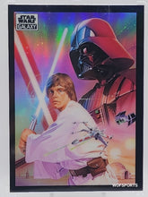 Load image into Gallery viewer, 2022 Topps Chrome Star Wars Galaxy #46 The Dark Lord and a New Hope
