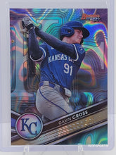 Load image into Gallery viewer, 2022 Bowman&#39;s Best Atomic Refractor 49/199 Gavin Cross #TP-5 Kansas City Royals
