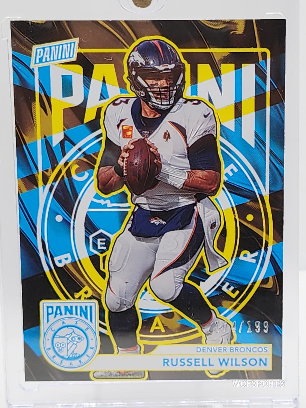 2023 Panini National Case Breaker #8 Russell Wilson 174/199 Denver Broncos
