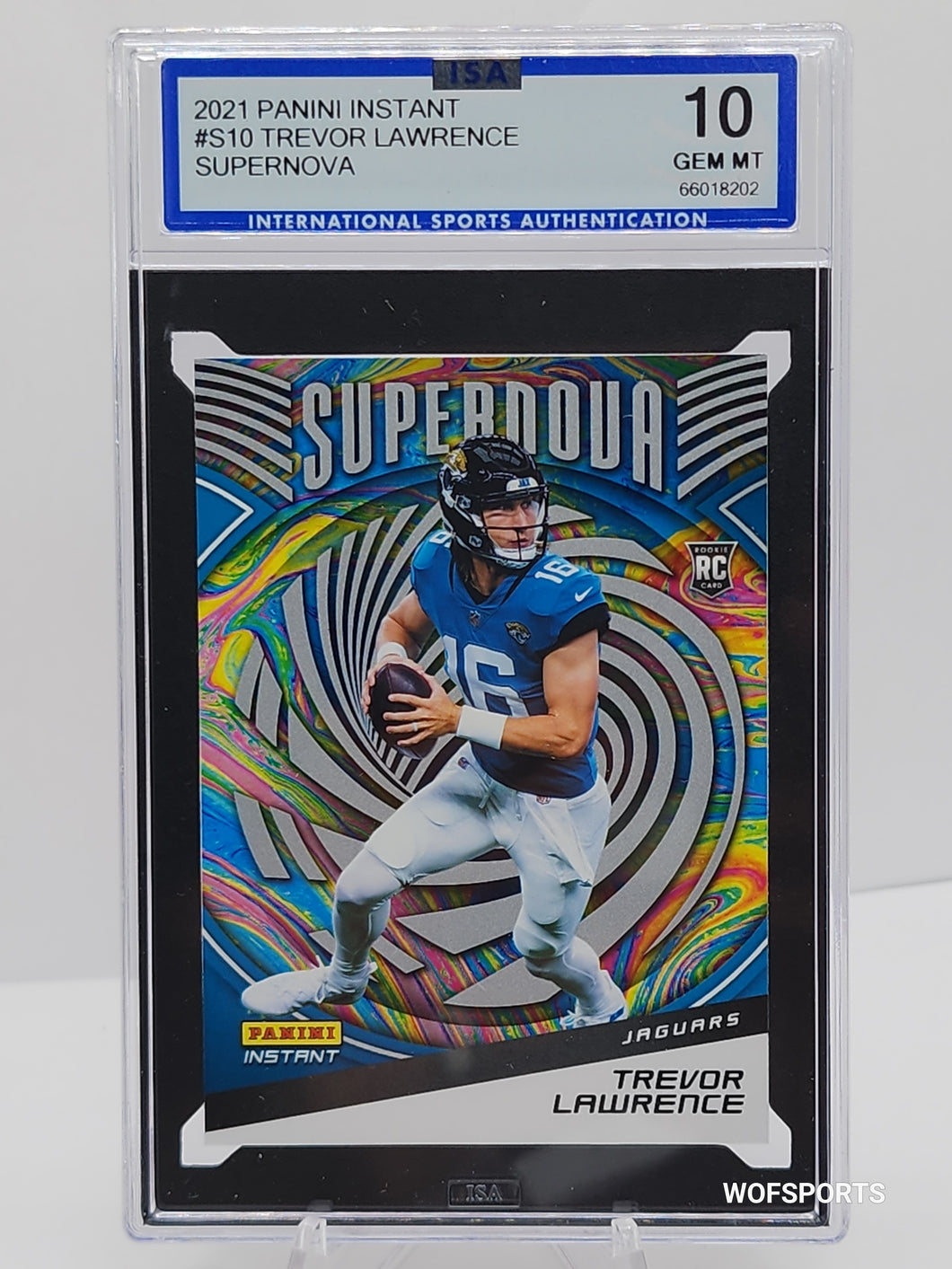 2021 Panini Instant Supernova Trevor Lawrence Rookie 1/3357 #S10 Jaguars RC ISA 10