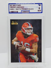 将图片加载到图库查看器，2021 Wild Card Matte Premier Black Trevor Lawrence Rookie #MBC-1 Jacksonville Jaguars RC Parish 8 NM-MT
