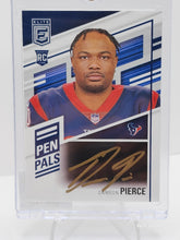 Load image into Gallery viewer, Dameon Pierce 2022 Donruss Elite Pen Pals Black Gold Ink FOTL RC On-Card Auto
