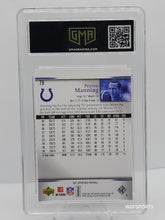 将图片加载到图库查看器，2007 Upper Deck Peyton Manning Indianapolis Colts #79 GMA 9 Mint
