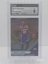 Load image into Gallery viewer, 2020-21 Panini Chronicles XR LeBron James #289 LA Lakers CSG 9 Mint
