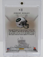 将图片加载到图库查看器，2013 Panini Prominence Eminence Signature #10 Jeremy Kerley 210/999 New York Jets
