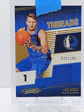 Load image into Gallery viewer, 2018-19 Panini Absolute Memorabilia Rookie Threads Level 1 #RT-LDC - Luka Doncic /199
