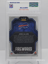 Load image into Gallery viewer, 2022 Panini Prizm Firework #F-8 Josh Allen Parish 9 Mint
